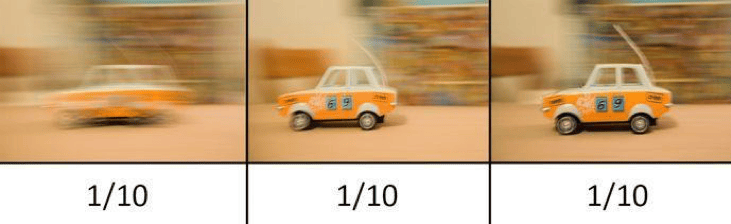 car shutter speed orange blur toy example photography