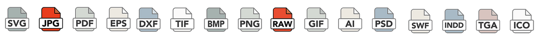 jpeg JPEG RAW raw file types icon