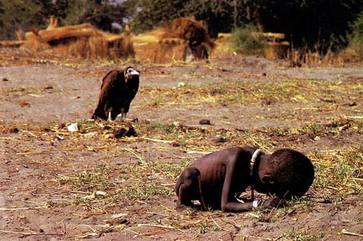 Iconic: The Vulture and The Little Girl by Kevin Carter (1993) 