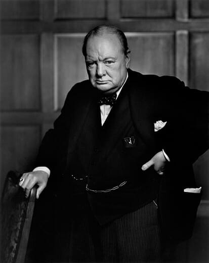Iconic: Winston Churchill by Yousuf Karsh (1941)