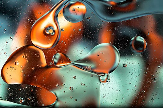 abstract photography water droplet orange green rainy day photo project idea