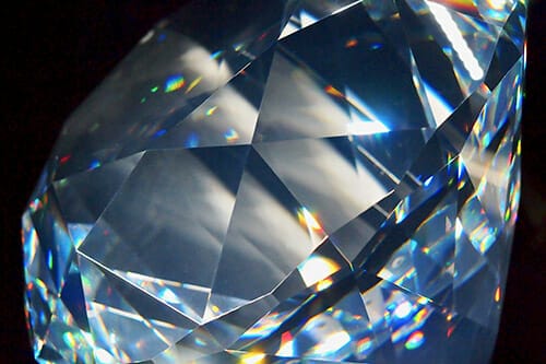 diamond shaped crystal
