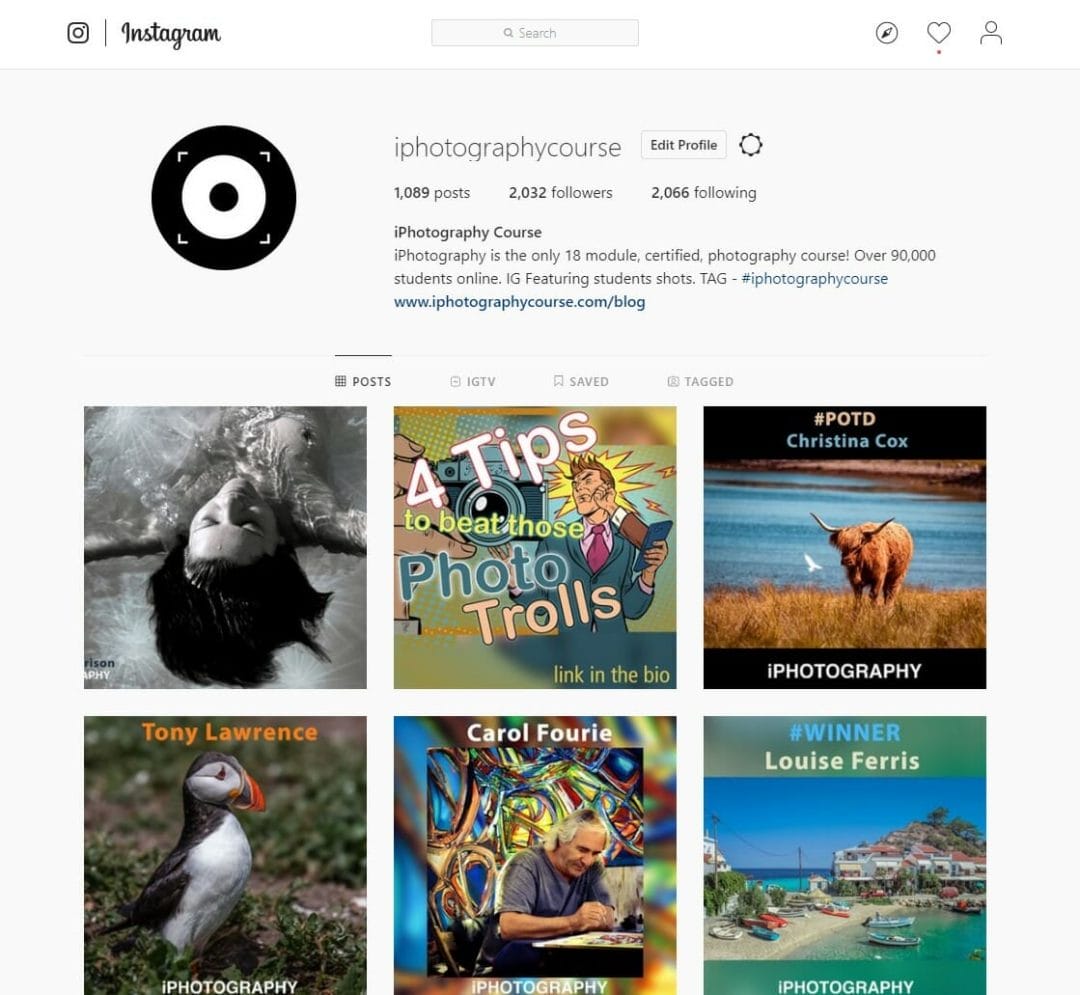instagram feed iphotography photography tips screenshot