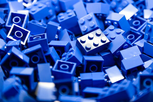 blue lego bricks iphotography game