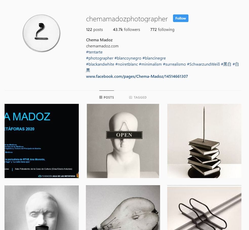 chema madoz instagram abstract photographer