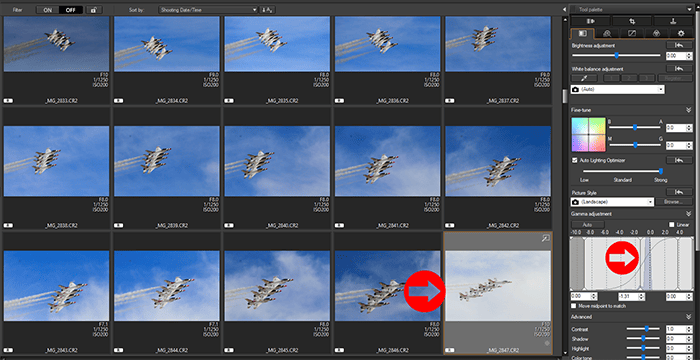 Scott Dunham Copyright 2020 Aviation photography editing screenshot