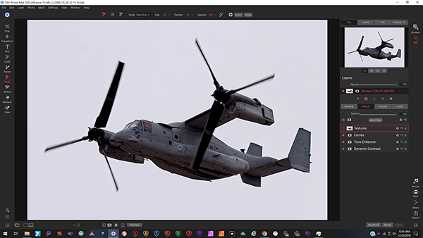 Scott Dunham Copyright 2020 Aviation photography editing screenshot 4