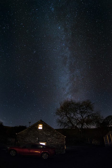wales astrophotography milky way by emily lowrey