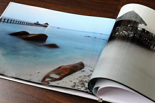 Photography portfolio seascape in book iPhotography developing a style