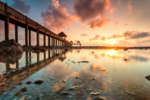 how to get the best exposure sunset beach pier iPhotography