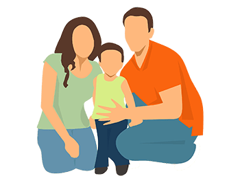 family parents and child portrait price my work
