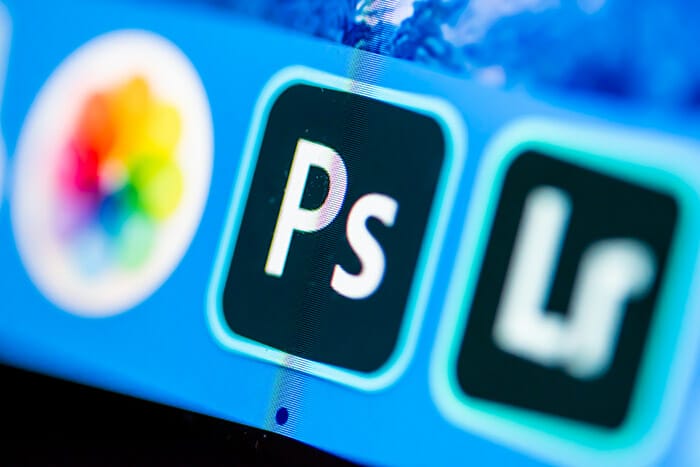 Photoshop CC Icon on a computer