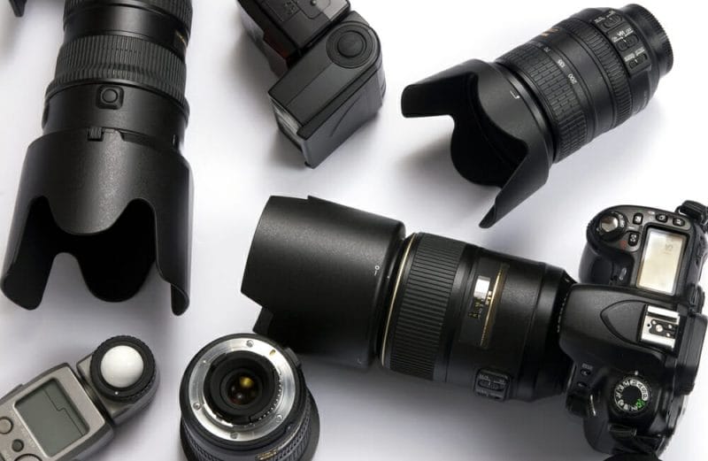 camera and lenses