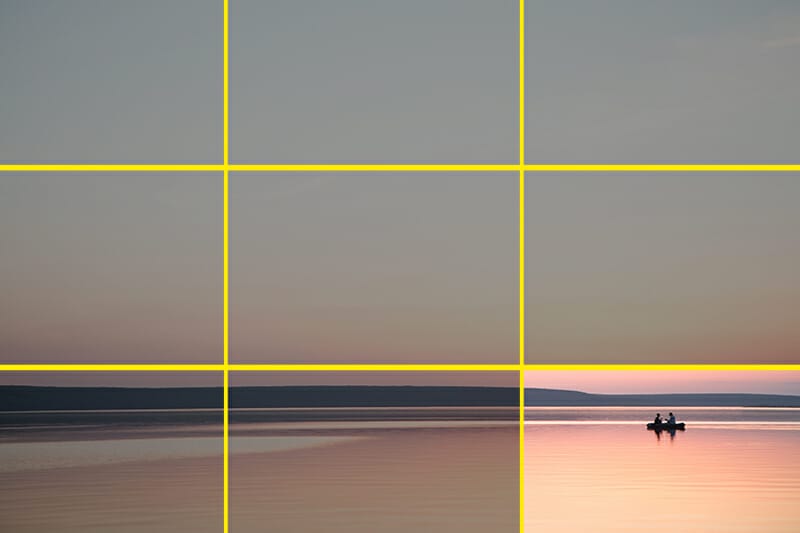 minimalist photo iphotography rule of thirds example