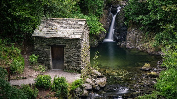 Rydal Falls Lake District by Chris Sale Photography
