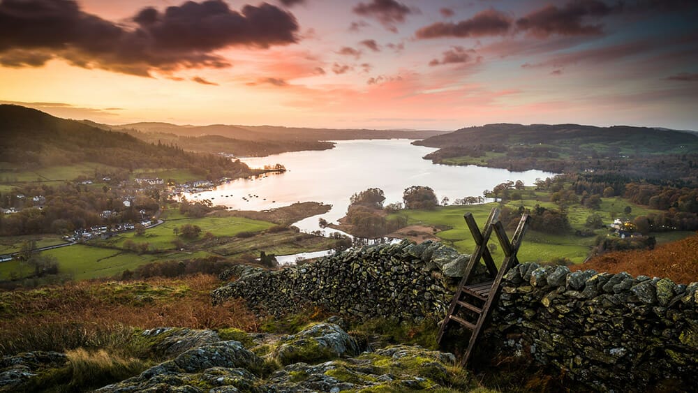 landscape photography tutorial windermere from Loughrigg Fell by Chris Sale