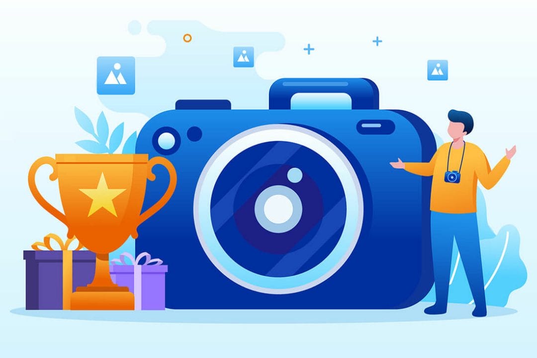 Photography,Competition,Illustration,Flat,Vector,Template Photography Competitions