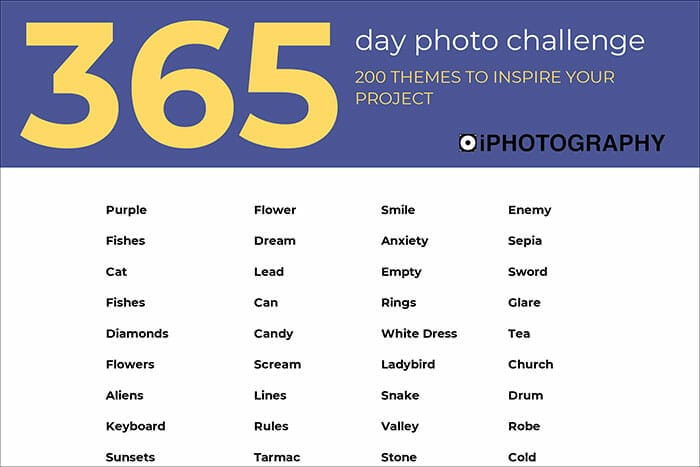365 Day Photography Challenge by iPhotography-1
