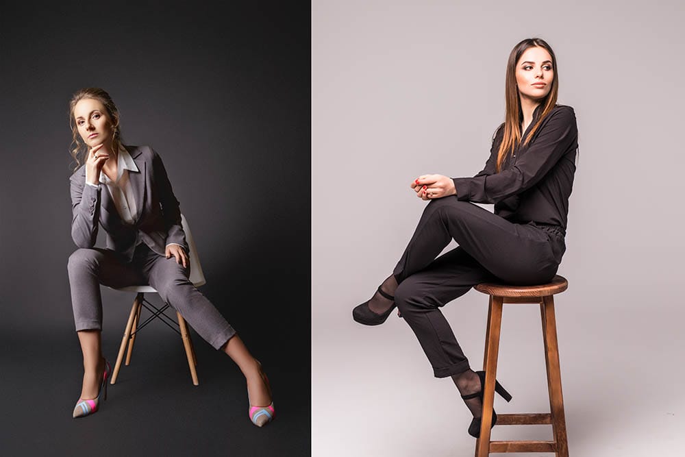 Female Portrait Photography Chair Poses