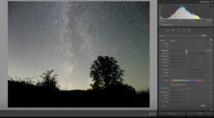 editing astrophotography