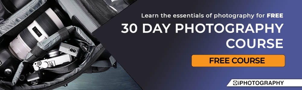 Free Online Photography Course Learn Photography In 30 Minutes   30 Day Free Course Blog Banner Advert 