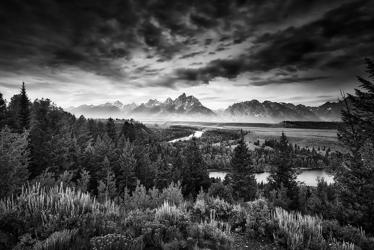 Snake River Valley in the Tetons by Ansel Adams