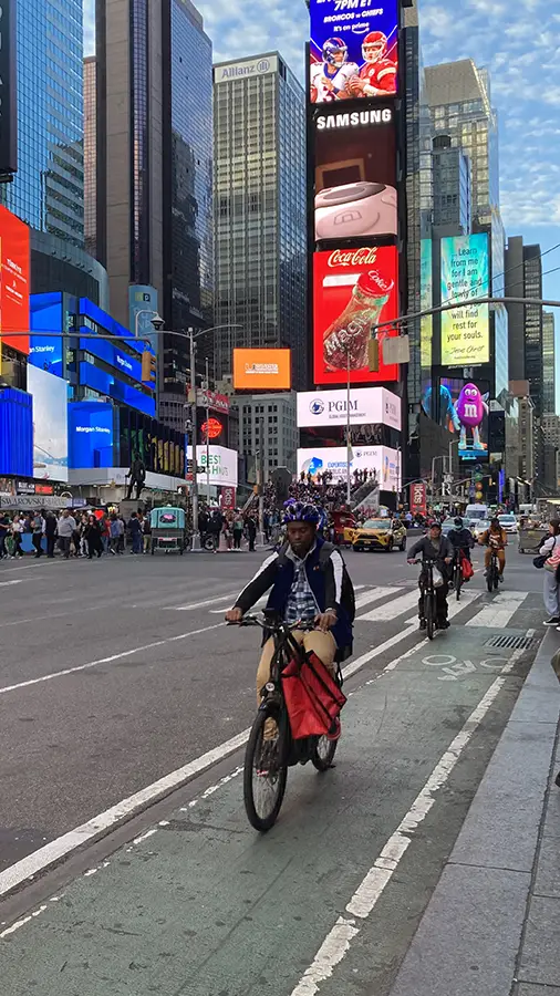 Watch out for 'tourist traps' like Times Square