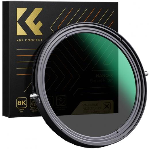 Image: 77mm ND2-ND32 (1-5 Stop) Variable ND Filter and CPL Circular Polarizing Filter