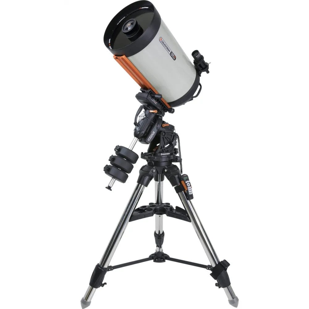 Image of a Celestron CGX-L 1400 EdgeHD telescope on a white background