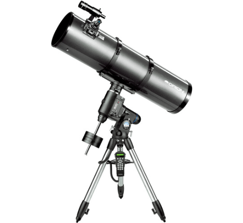 Image of a Orion Atlas 10 EQ-G GoTo Reflector telescope on a white background