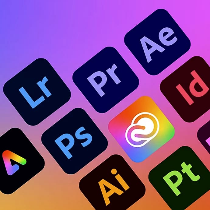 Adobe Creative Cloud software icons