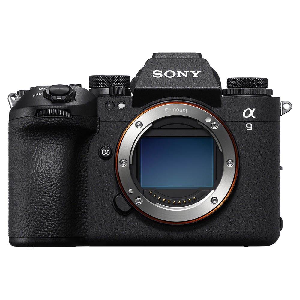 Image of a Sony A9 iii camera on a white background
