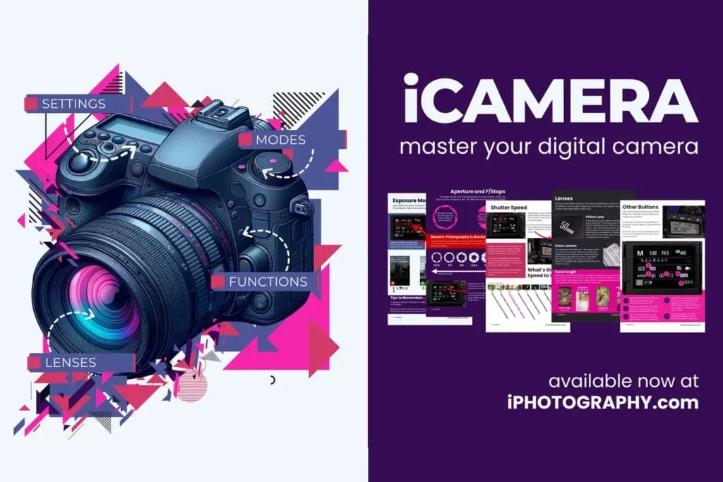 iCAMERA photography book cover advert
