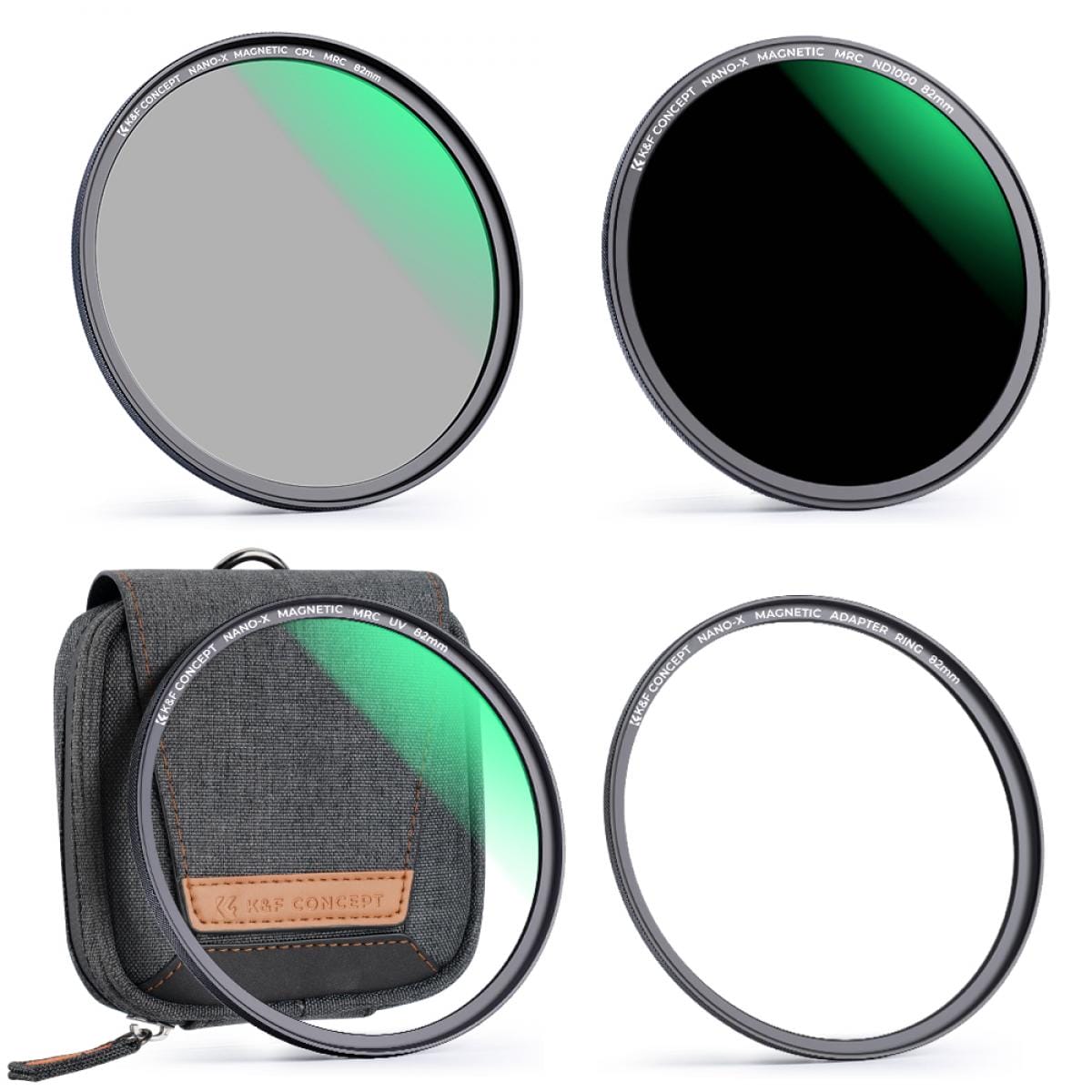 a set of four lens filters from K&F concept