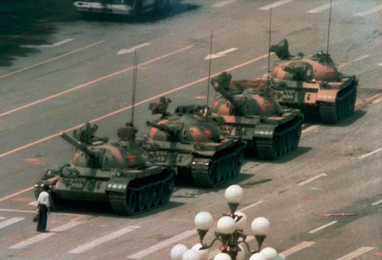 Tank Man Copyright Jeff Widener (1989)