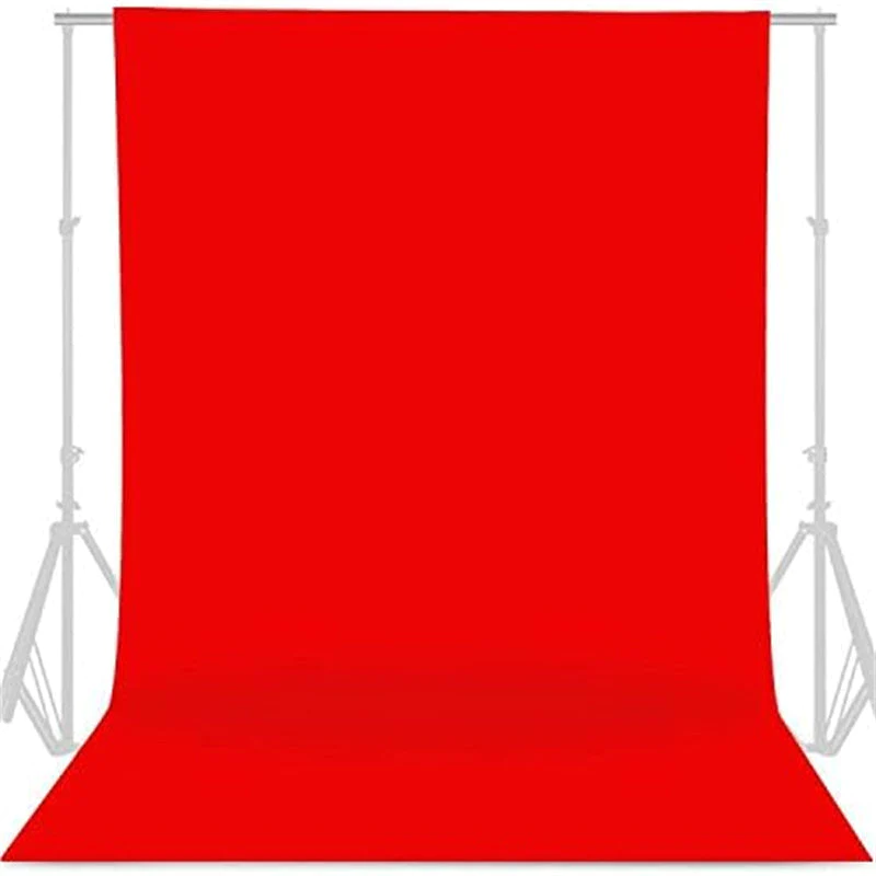 A Solid Red Lofaris Backdrop on a photography stand (Copyright Lofaris)